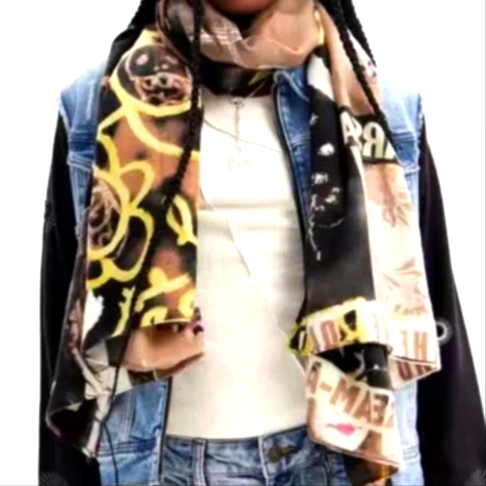 NWT DESIGUAL ARTY scarve